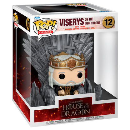 Imagen 2 de Figura Pop Deluxe House Of The Dragon Viserys On The Iron Throne