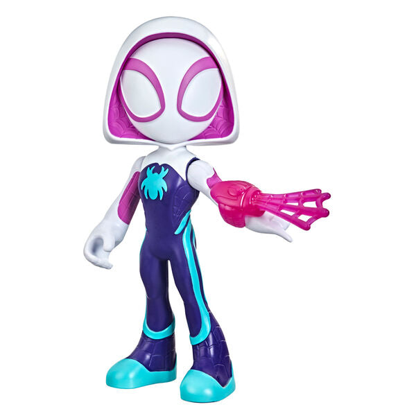 Imagen 1 - Figura Ghost Spider Spidey Amazing Friends Marvel 22,5Cm