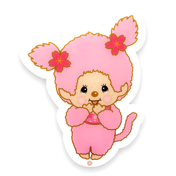 Imagen 1 - Lampara Neon Pink Monchhichi