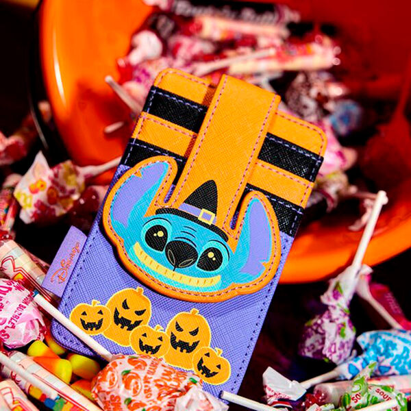 Imagen 4 de Tarjetero Halloween Stitch Disney Loungefly