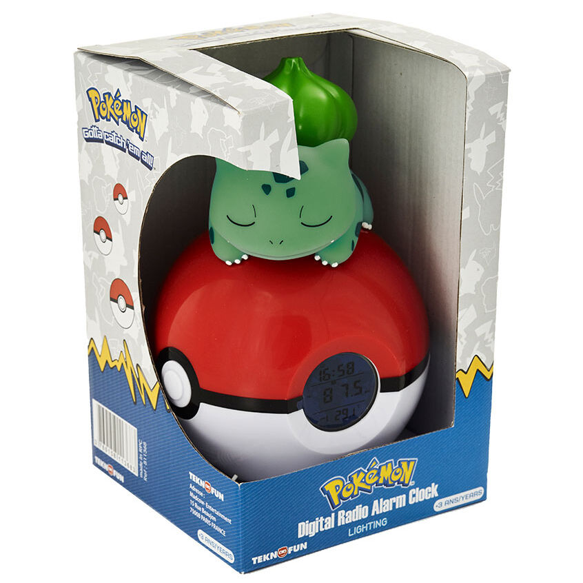 Imagen 2 - Lampara Despertador Led Bulbasaur Pokeball Pokemon