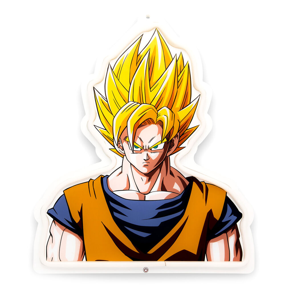 Imagen 2 de Lampara Mural Neon Goku Dragon Ball Z