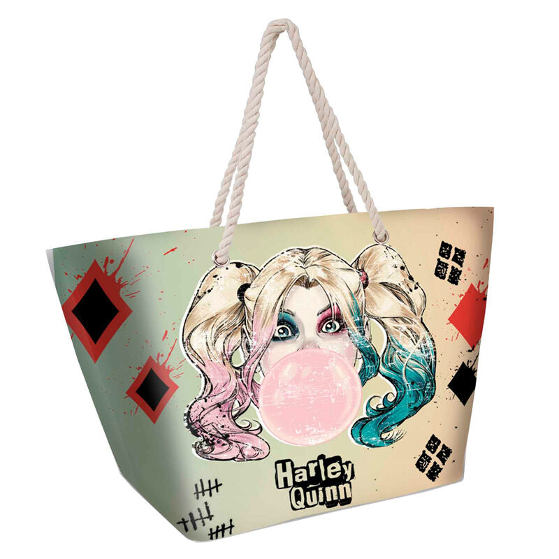 Imagen 1 - Bolsa Playa Mad Love Harley Quinn Dc Comics