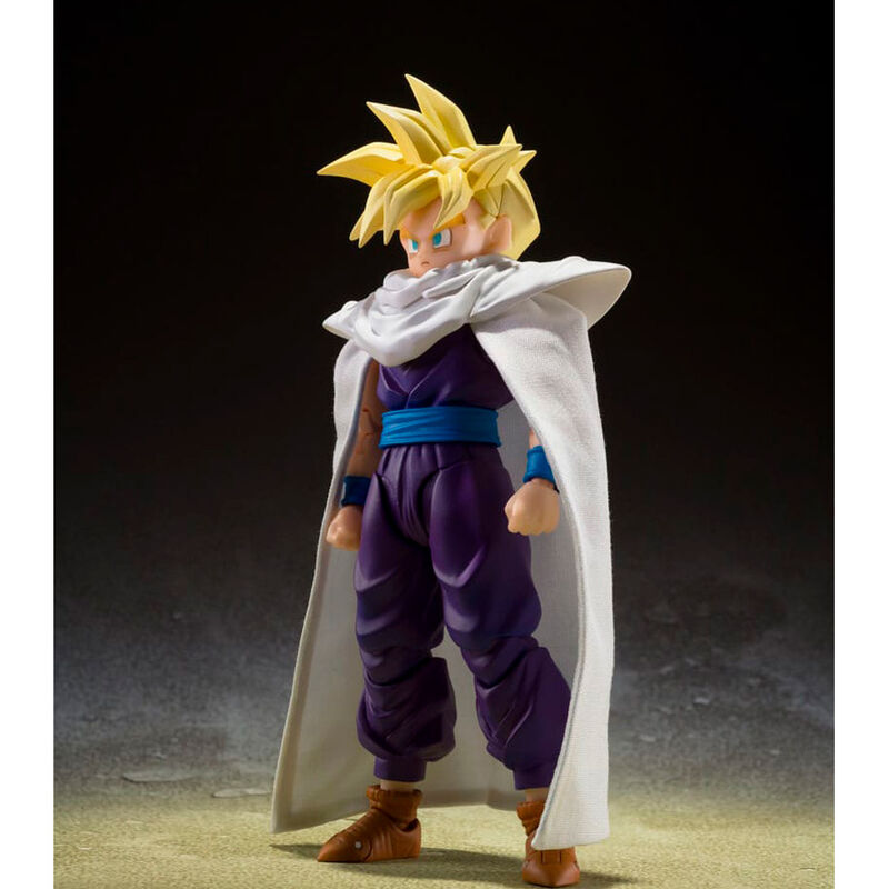 Imagen 2 de Figura S.H Figuarts Super Saiyan Son Gohan The Warrior Who Surpassed Goku Dragon Ball Z 11Cm