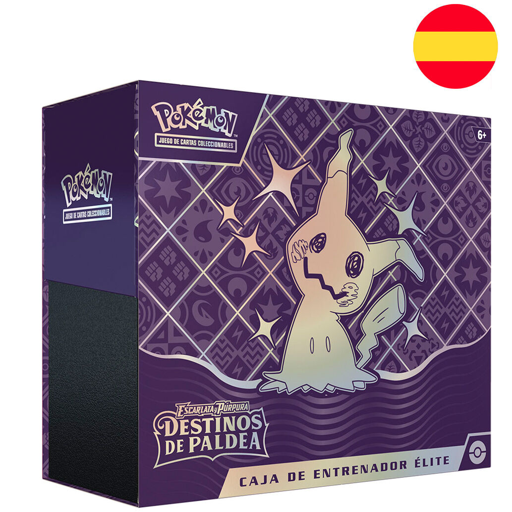 Imagen 3 - Estuche Juego Cartas Coleccionables Destinos De Paldea Escarlata Y Purpura Pokemon Español