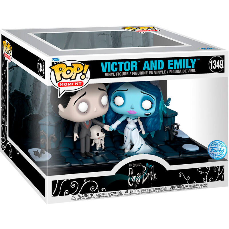 Imagen 2 de Figura Pop Moment Disney La Novia Cadaver Victor Y Emily Exclusive