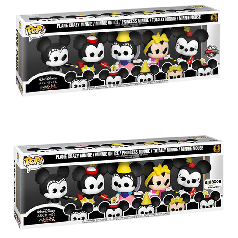 Imagen 2 de Blister 5 Figuras Pop Disney Minnie Mouse Exclusive