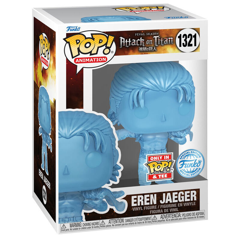 Imagen 2 - Set Figura Pop & Tee Attack On Titan Eren Exclusive