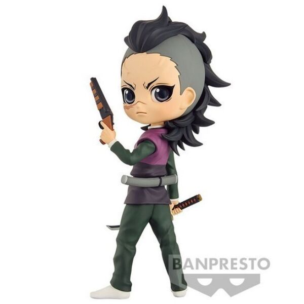 Imagen 8 de Figura Genya Shinazugawa Demon Slayer Kimetsu No Yaiba Q Posket 14Cm