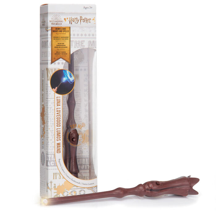 Imagen de Varita Lumos Luna Lovegood Harry Potter parte de nuestra colección en Espadas y más, sitio oficial.