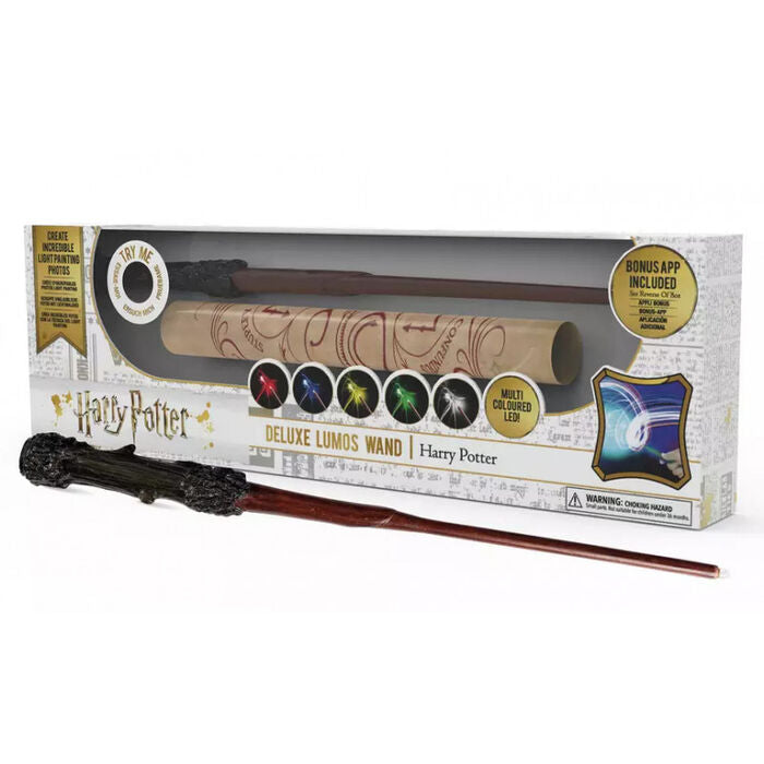 Imagen 1 - Varita Deluxe Lumos Harry -  Harry Potter