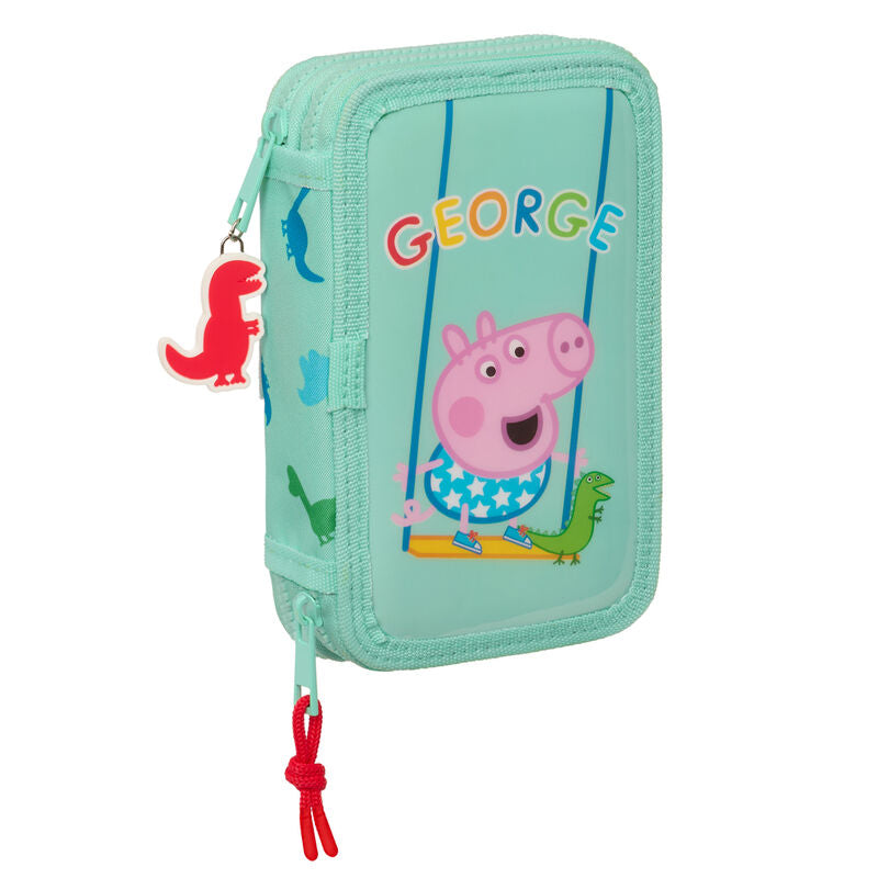 Imagen 1 de Plumier George Peppa Pig 28Pzs Doble