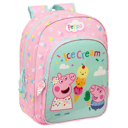 Imagen 1 de Mochila Ice Cream Peppa Pig 34Cm Adaptable