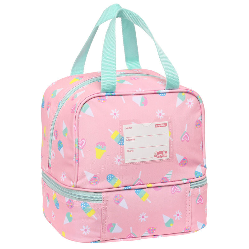 Imagen 2 de Bolsa Portameriendas Ice Cream Peppa Pig Termo