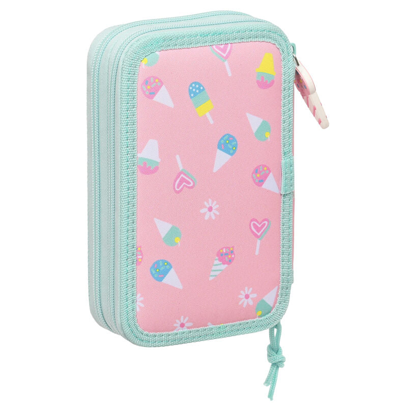 Imagen 2 de Plumier Ice Cream Peppa 28Pzs Doble