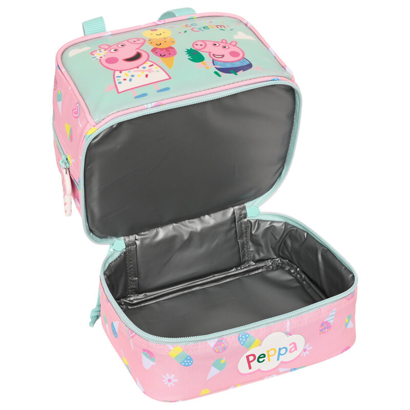 Imagen 4 de Bolsa Portameriendas Ice Cream Peppa Pig Termo