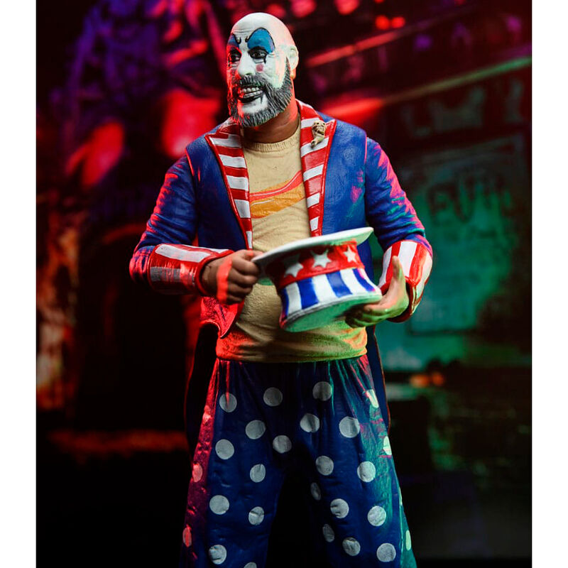 Imagen 2 - Figura Captain Spaulding Tailcoat 20Th Anniversary House Of 1000 Corpses 18Cm