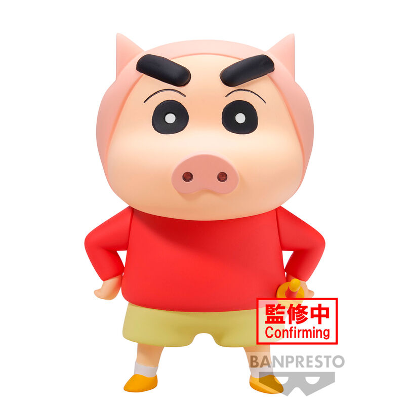 Imagen 1 - Figura Shinnosuke Nohara Pig Crayon Shinchan 11Cm
