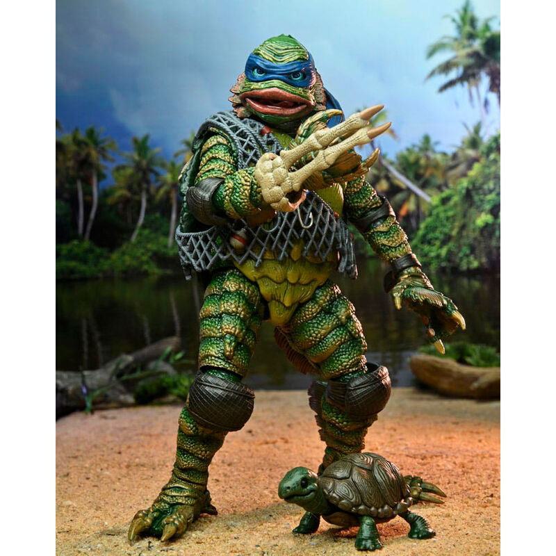 Imagen 1 - Figura Leonardo As The Creature Tortugas Ninja Universal Mosnters 18Cm