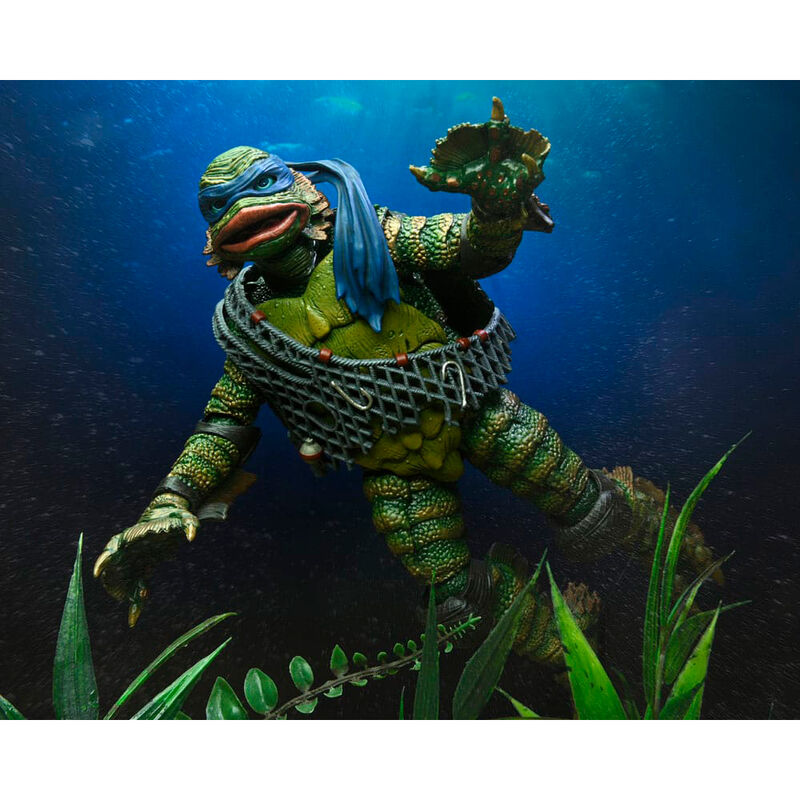 Imagen 3 - Figura Leonardo As The Creature Tortugas Ninja Universal Mosnters 18Cm
