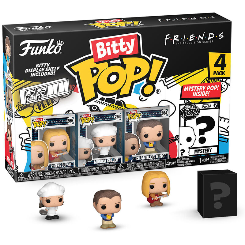 Imagen 1 de Blister 4 Figuras Bitty Pop Friends Phoebe