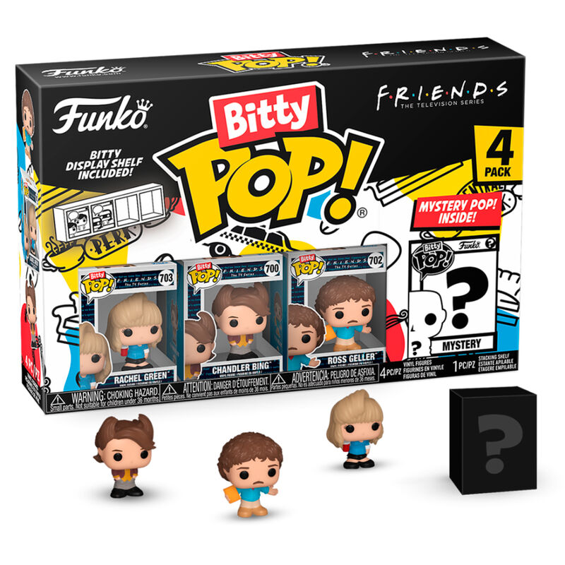 Imagen 1 de Blister 4 Figuras Bitty Pop Friends Rachel