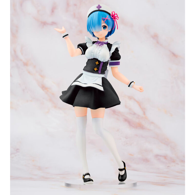 Imagen 1 - Figura Rem Precious Prize Figure Nurse Maid Ver. Re:zero Starting Life In Another World  23Cm