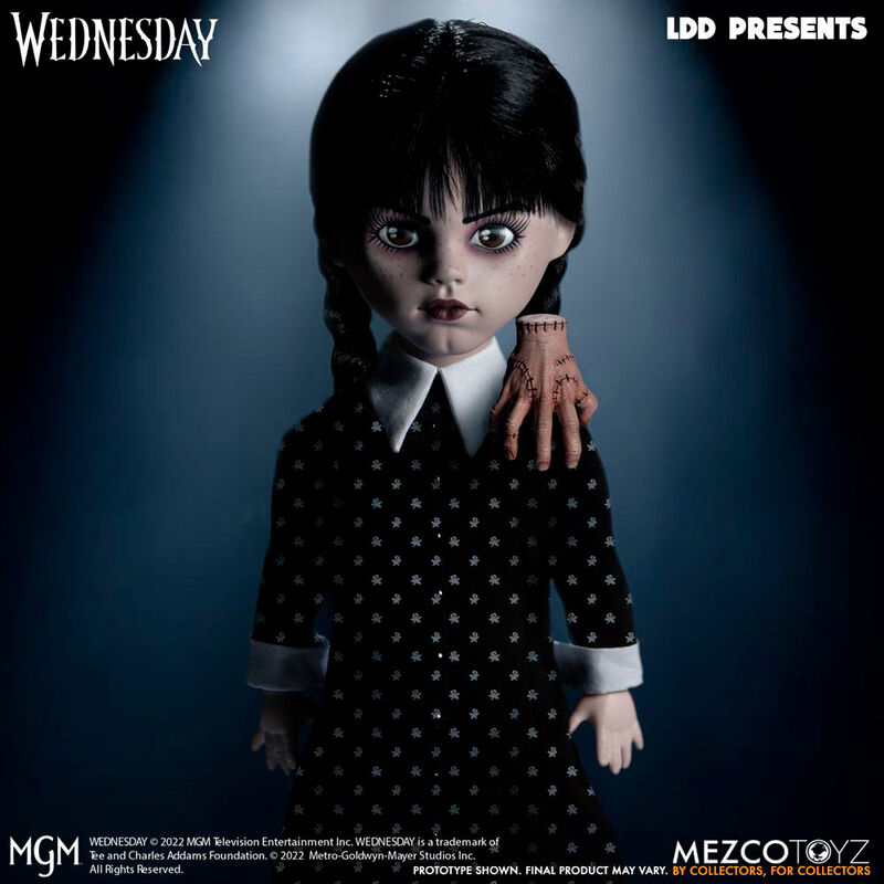 Imagen 2 - Muñeca Miercoles Addams The Living Dead Dolls 25Cm