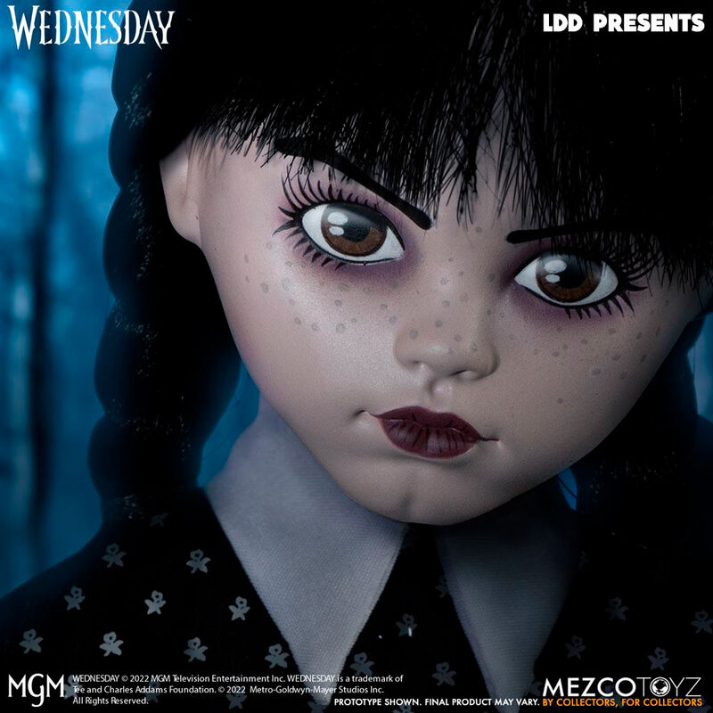 Imagen 3 - Muñeca Miercoles Addams The Living Dead Dolls 25Cm