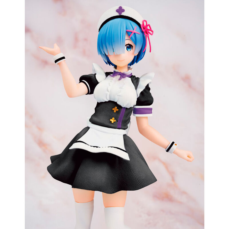 Imagen 4 - Figura Rem Precious Prize Figure Nurse Maid Ver. Re:zero Starting Life In Another World  23Cm