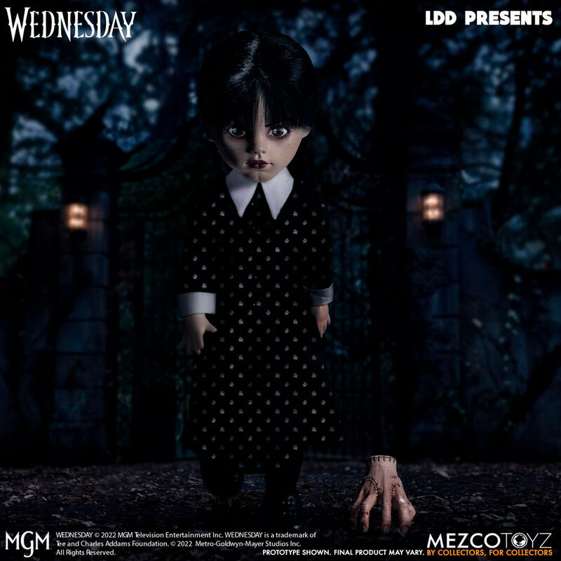 Imagen 5 - Muñeca Miercoles Addams The Living Dead Dolls 25Cm