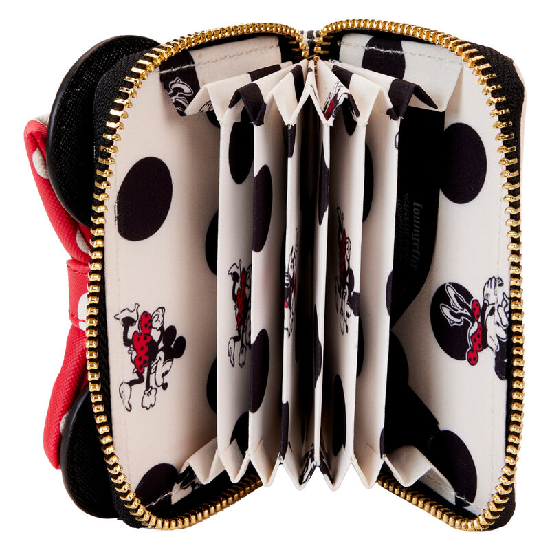 Imagen 4 de Cartera Rocks The Dots Classic Minnie Mouse Disney Loungefly