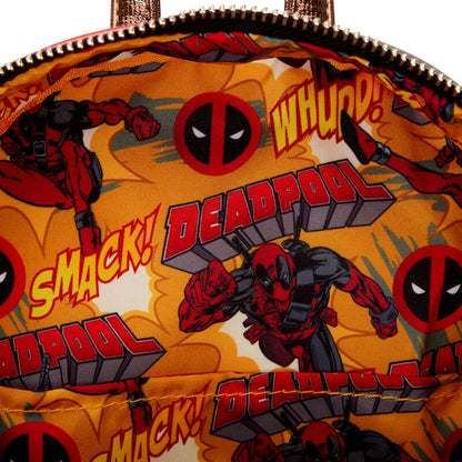 Imagen 6 de Mochila Deadpool Metalllic Marvel Loungefly 26Cm