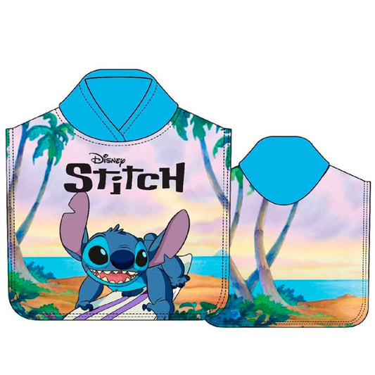 Imagen 1 de Poncho Toalla Stitch Disney Microfibra 2