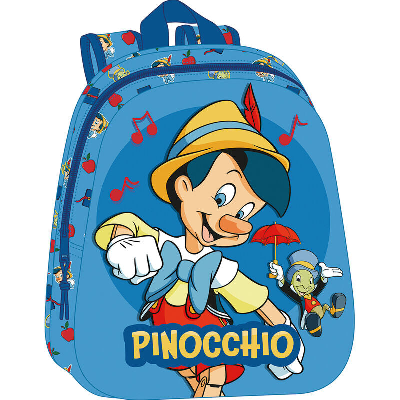 Imagen 1 de Mochila 3D Pinocho Disney 33Cm