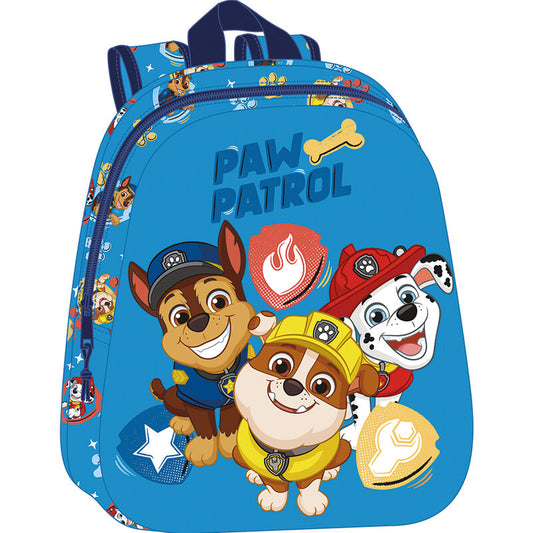 Imagen 1 de Mochila 3D Patrulla Canina Paw Patrol 33Cm