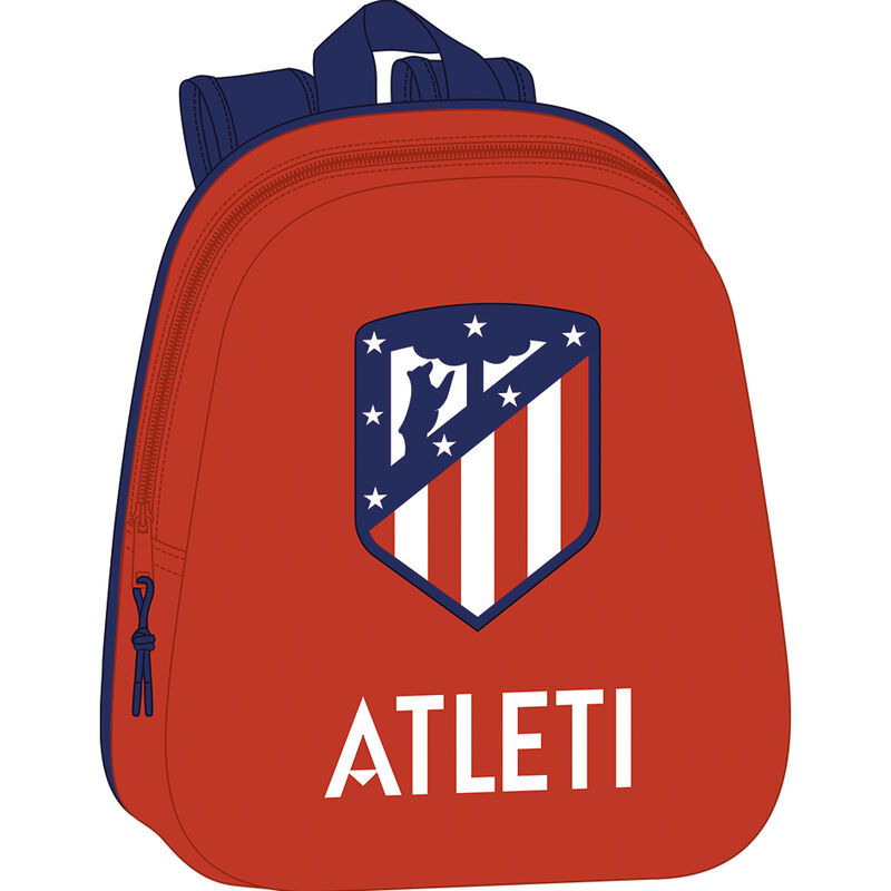 Imagen 1 - Mochila 3D Atletico De Madrid 33Cm
