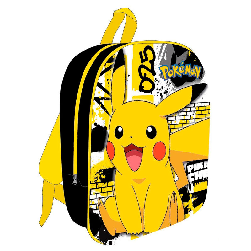 Imagen 1 de Mochila Happy Pikachu Pokemon 40Cm