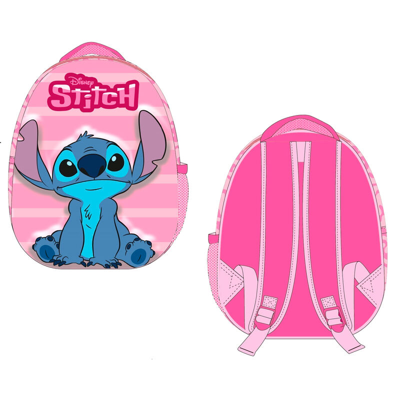 Imagen 2 de Mochila 3D Eggy Stitch Disney 35Cm 2