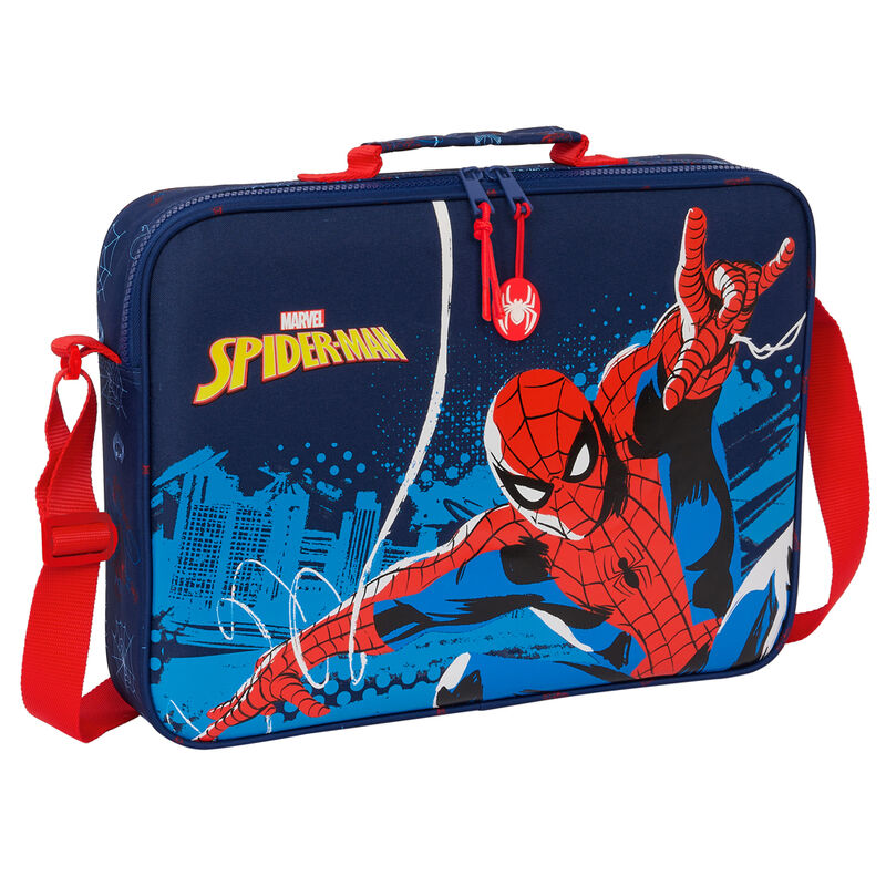 Imagen 1 de Cartera Extraescolares Neon Spiderman Marvel