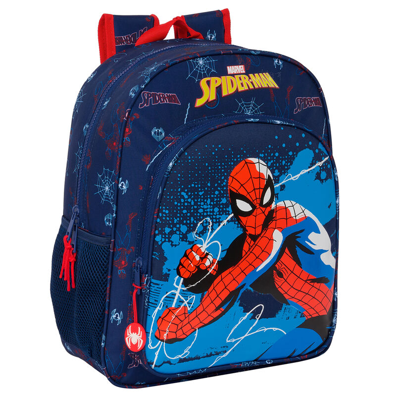 Imagen 1 de Mochila Neon Spiderman Marvel 38Cm Adaptable