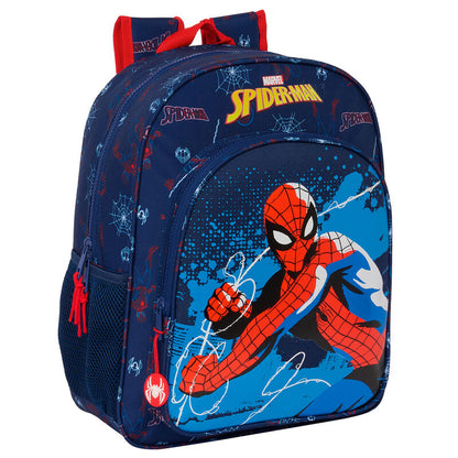 Imagen 1 de Mochila Neon Spiderman Marvel 38Cm Adaptable