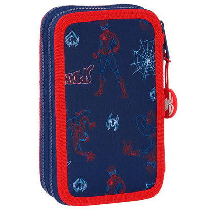 Imagen 2 de Plumier Neon Spiderman Marvel 28Pzs Doble