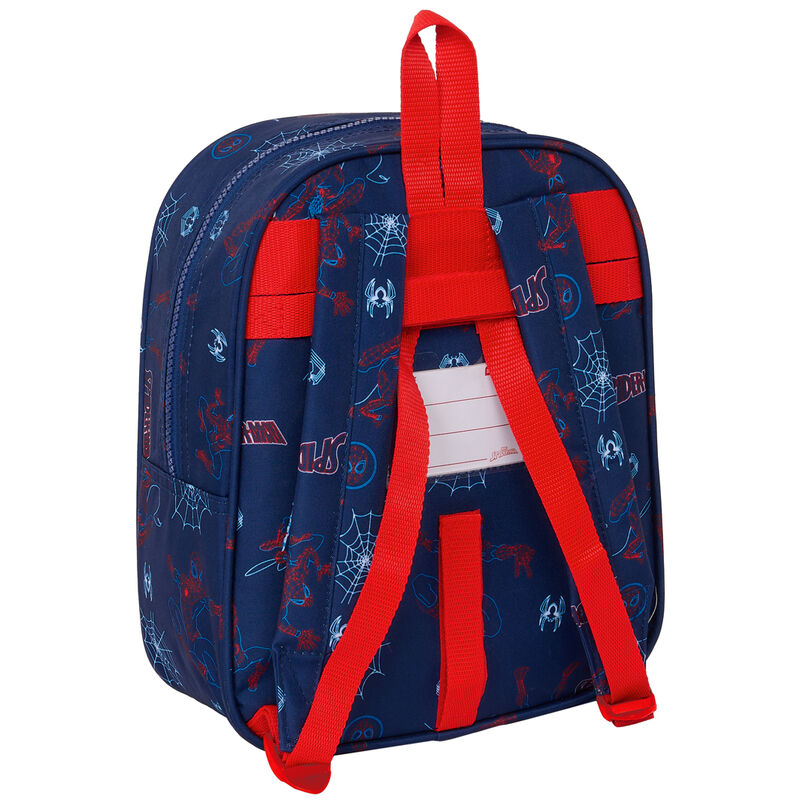 Imagen 2 de Mochila Neon Spiderman Marvel 27Cm Adaptable