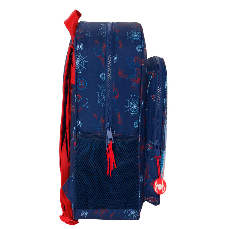 Imagen 3 de Mochila Neon Spiderman Marvel 38Cm Adaptable