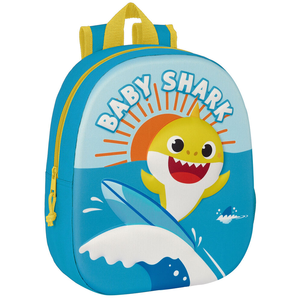 Imagen 1 de Mochila 3D Baby Shark 33Cm