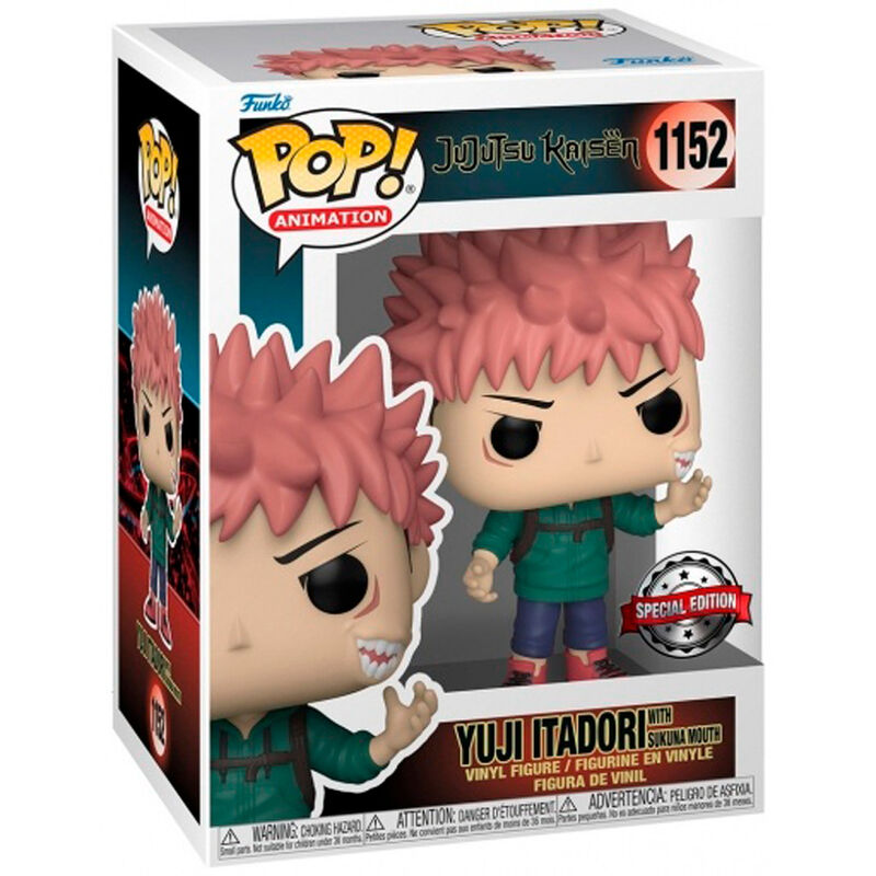 Imagen 1 de Figura Pop Jujutsu Kaisen Itadori Exclusive