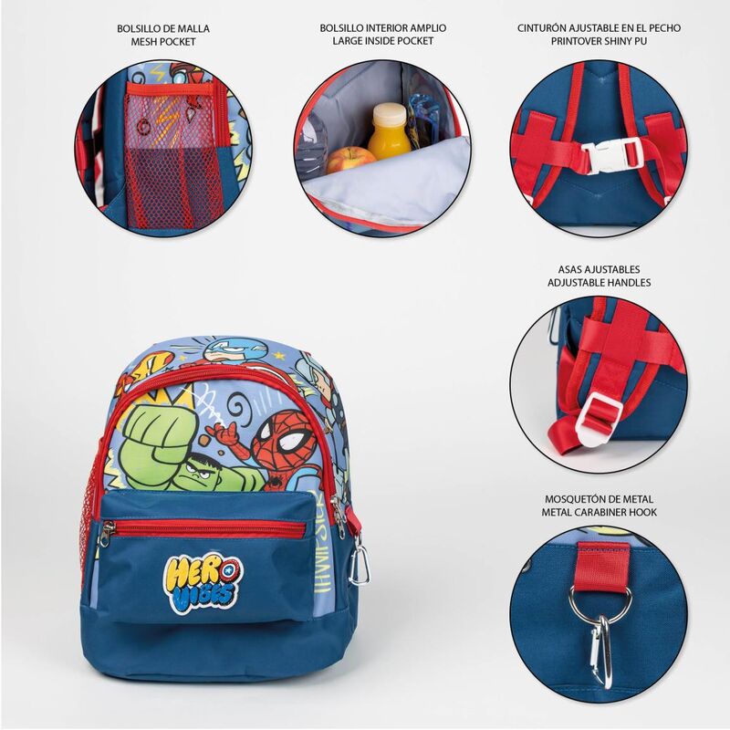 Imagen 5 de Mochila Los Vengadores Avengers Marvel 27Cm