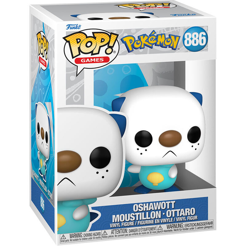 Imagen de Figura Pop Pokemon Oshawott parte de nuestra colección en Espadas y más, sitio oficial.