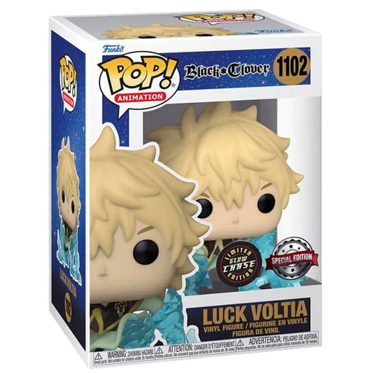 Imagen de Figura Pop Black Clover Luck Voltia Exclusive Chase parte de nuestra colección en Espadas y más, sitio oficial.
